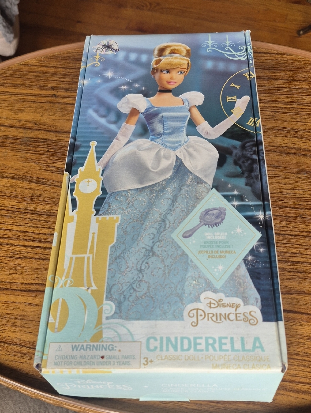 Disney Cinderella Doll - Light Blue & White Gown New In Box.